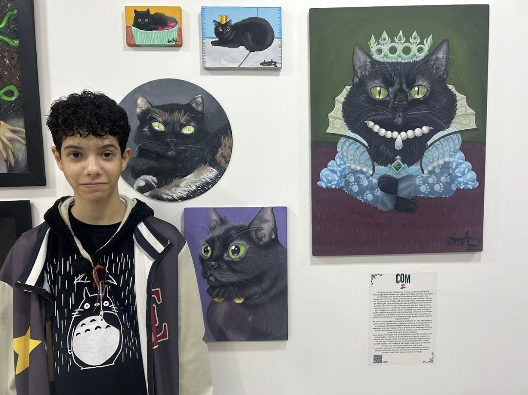 Exposição ‘Corpo Imaginário’ revela talentos artísticos de estudantes com altas habilidades