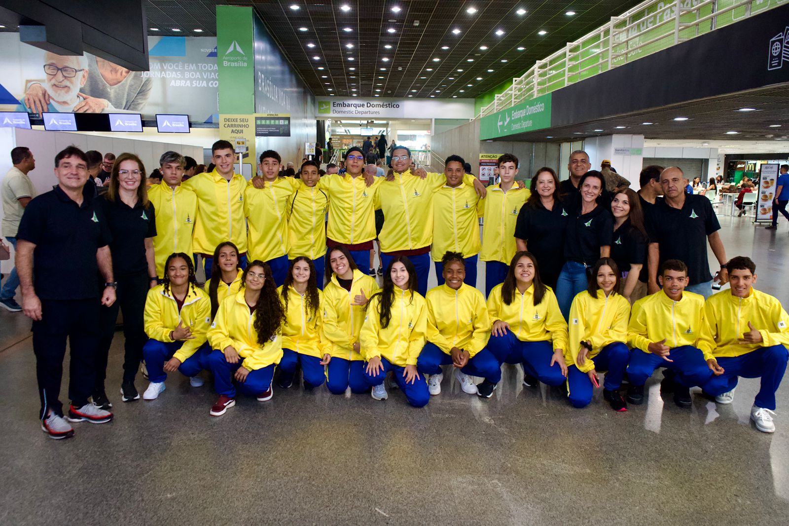 Estudantes do DF desembarcam em João Pessoa para os Jogos da Juventude 2024