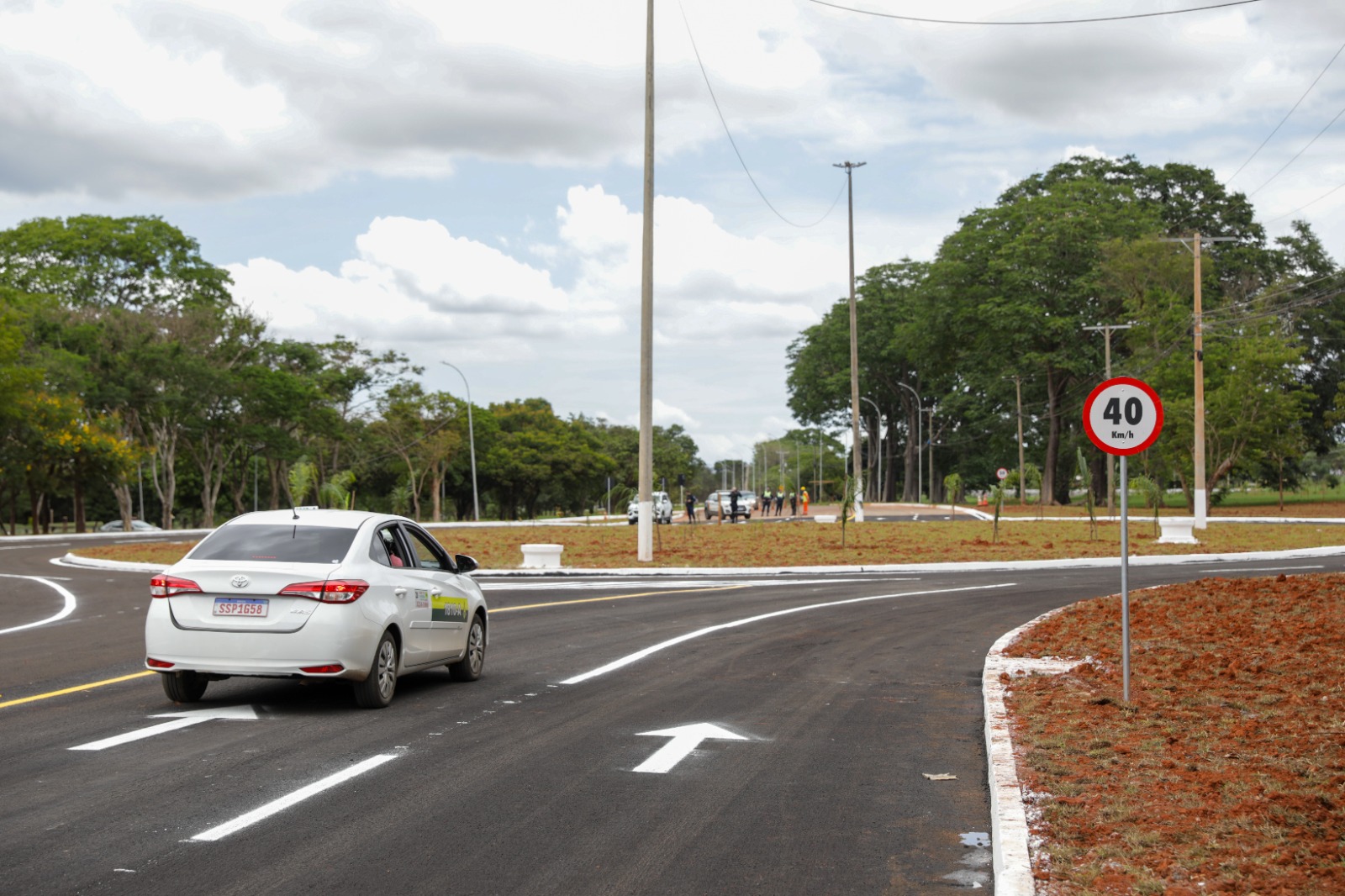 Novo acesso da Epig ao Parque da Cidade é liberado para trânsito de veículos