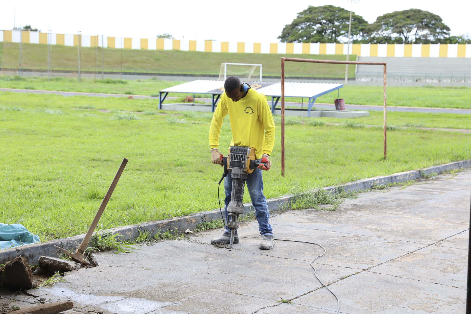 Obras no Estádio Augustinho Lima, em Sobradinho, levam mais infraestrutura à comunidade esportiva do DF