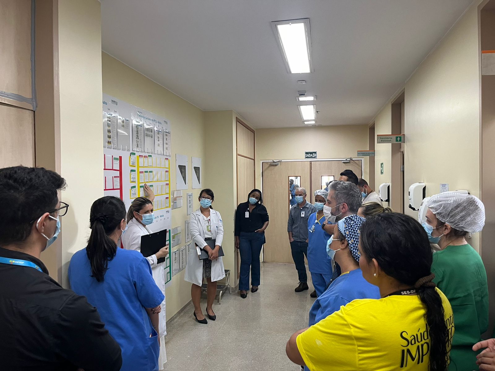 UTI adulta do Hospital Regional de Santa Maria participa de projeto Saúde em Nossas Mãos