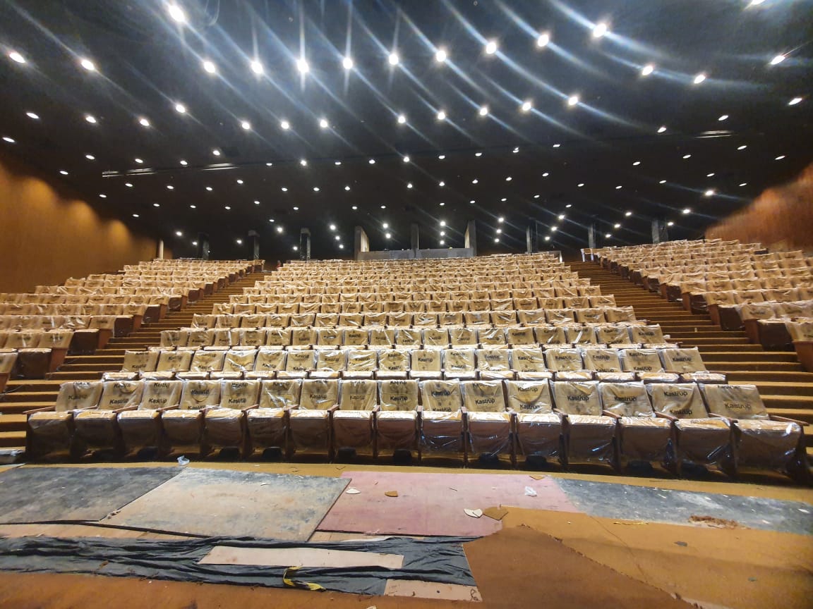 Teatro Nacional: Trabalhos se concentram no foyer e dentro da Sala Martins Pena