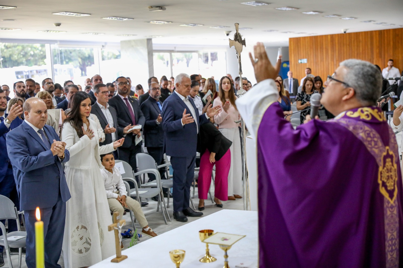 Missa de Ação de Graças no Palácio do Buriti marca agradecimento pelo ano de 2024