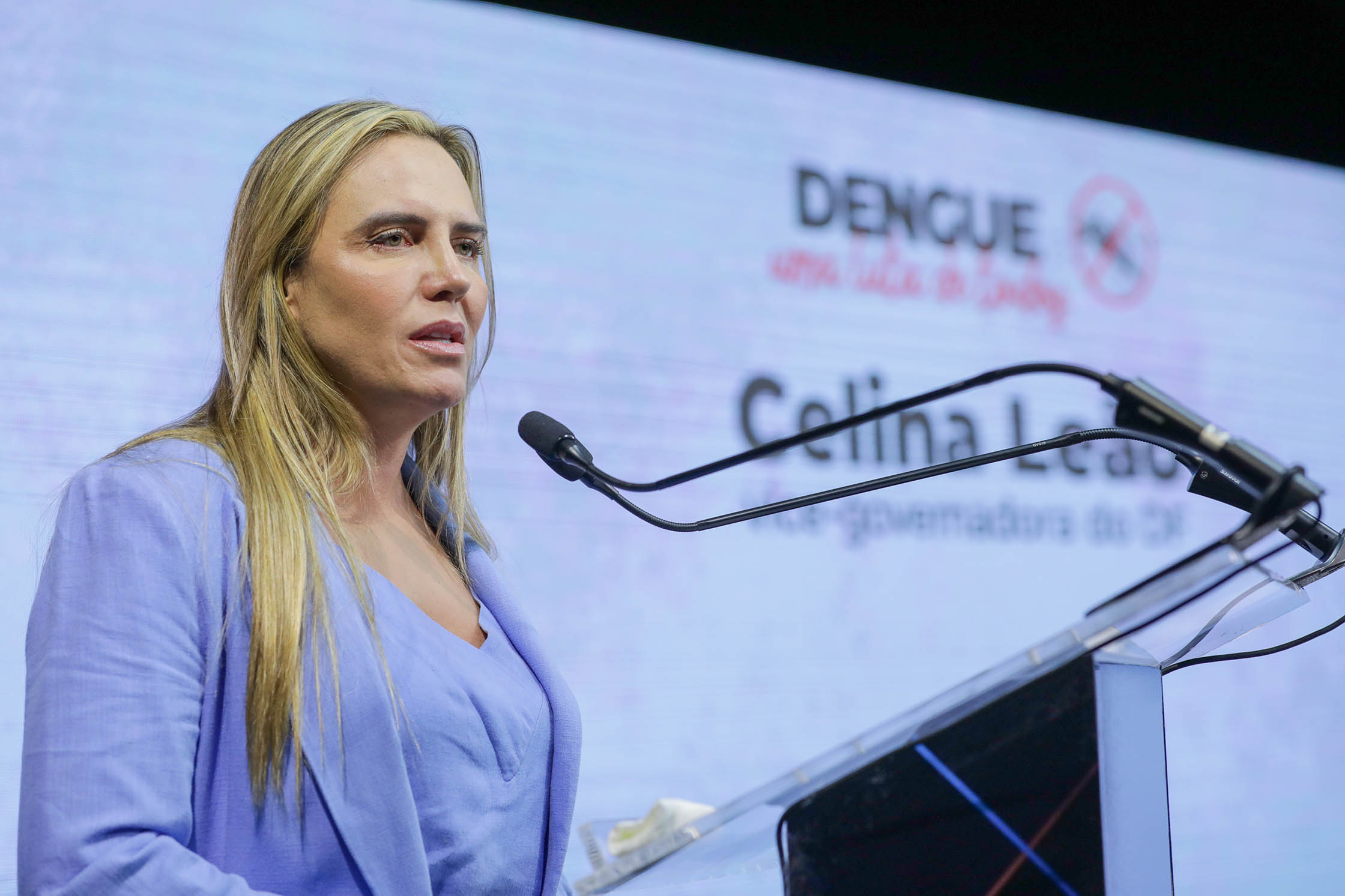 Em evento, vice-governadora Celina Leão destaca redução de 95% dos casos de dengue no DF