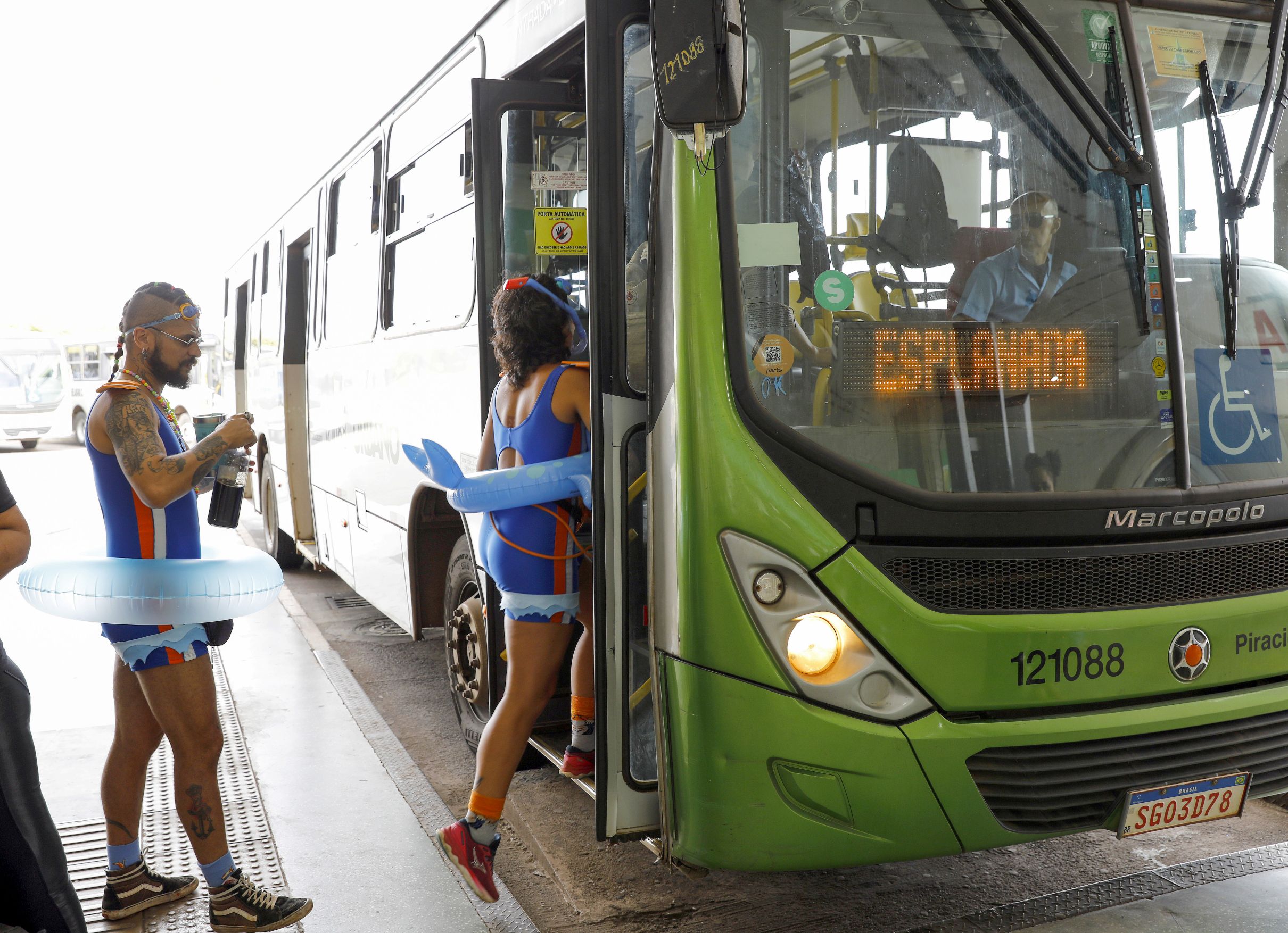 Segundo dia do Vai de Graça registra aumento de 88,4% nas viagens de ônibus e metrô