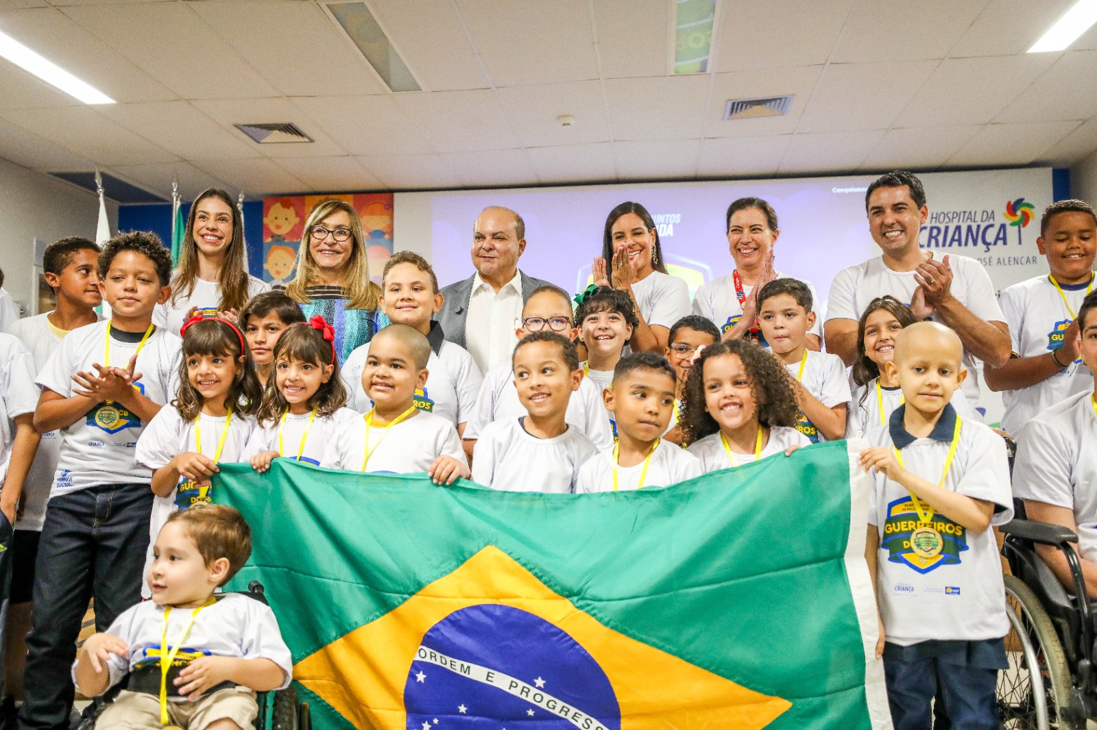 Pacientes do Hospital da Criança de Brasília vão entrar em campo com a Seleção Brasileira em jogo no Mané Garrincha