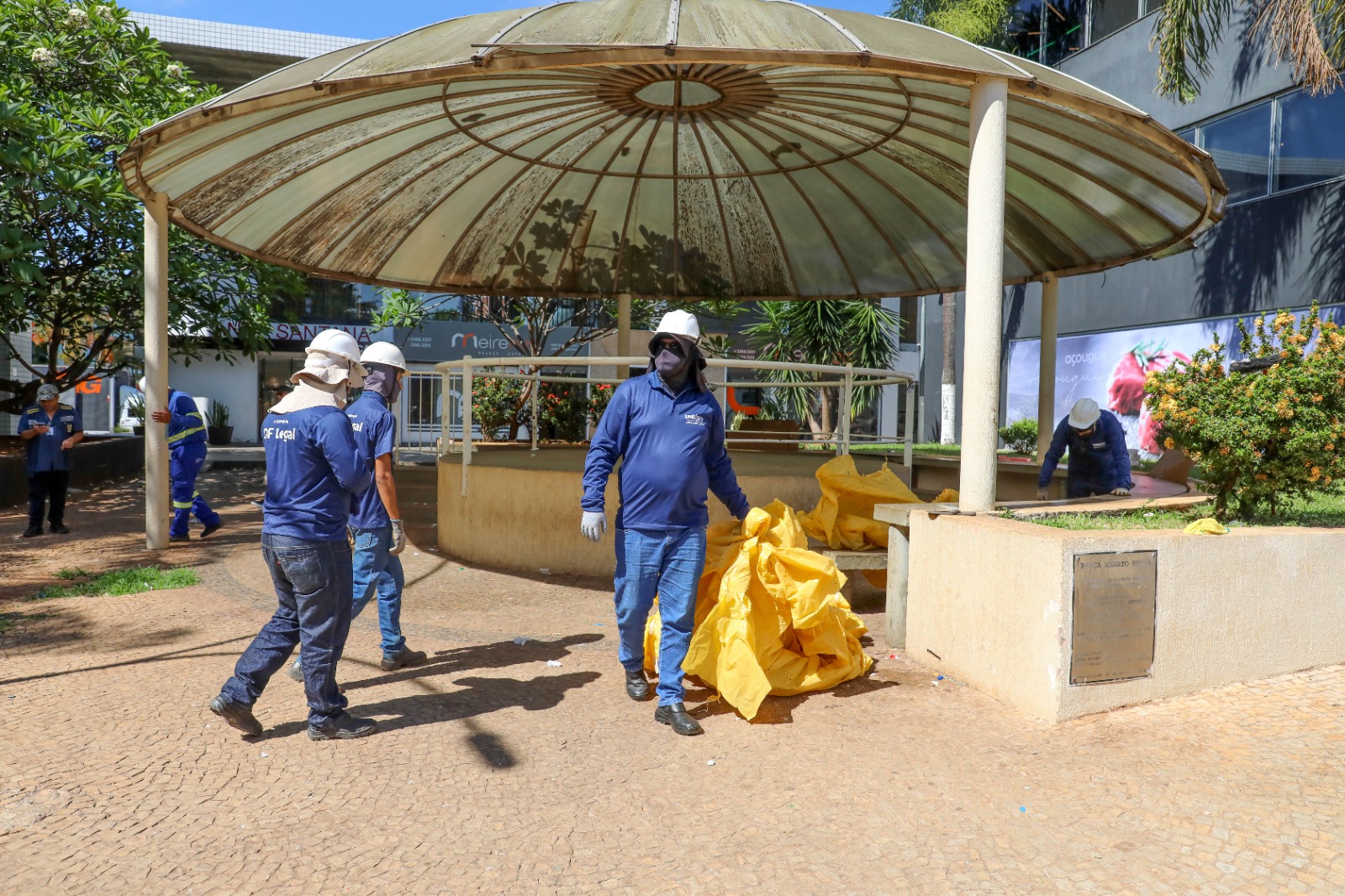 GDF inicia primeira etapa de reforma da Praça Renato Russo, na QI 11 do Lago Sul